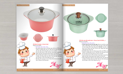 Cataloge - Chảo, nồi Green Cook